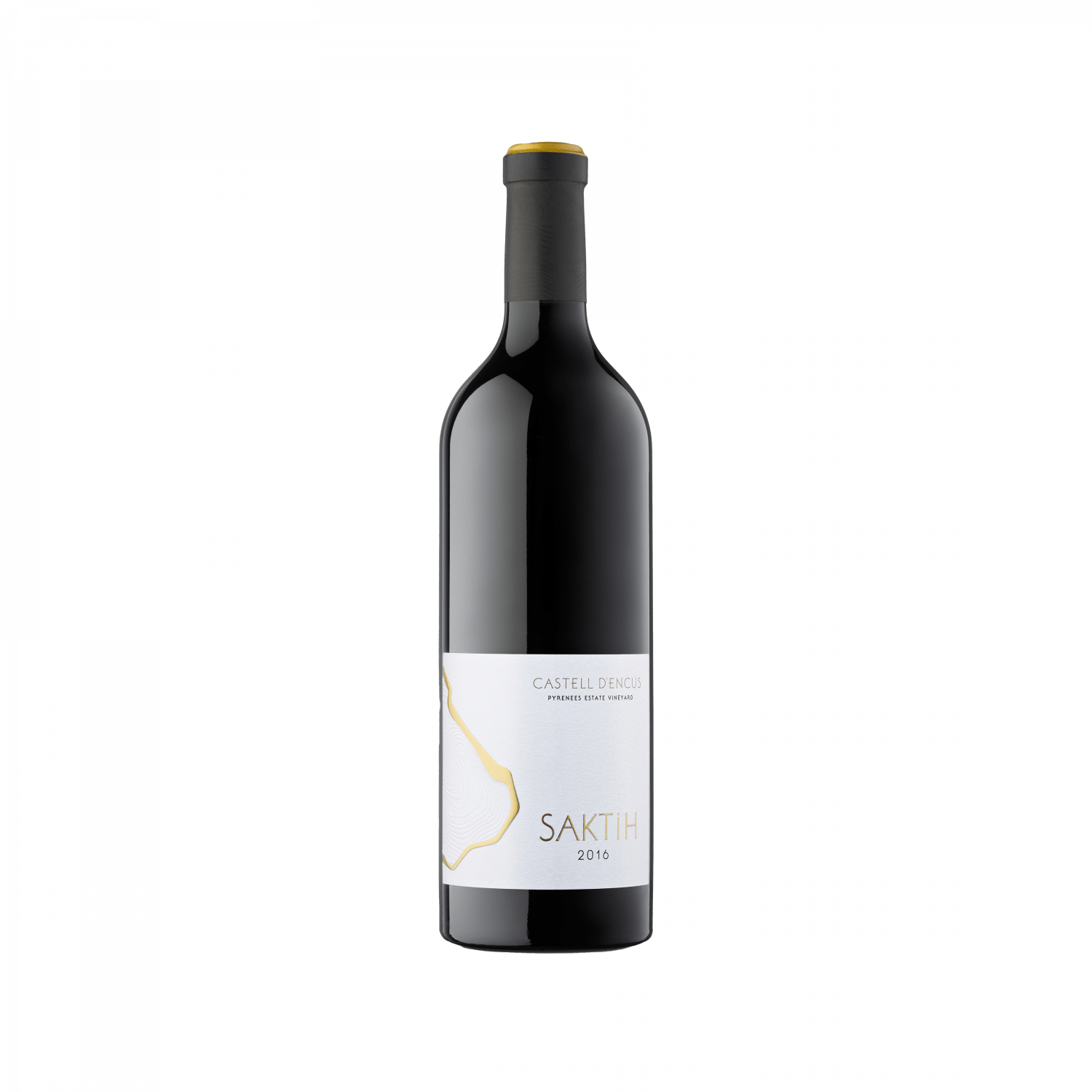 Botella de estudio del vino SAKTIH 2016