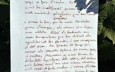 Manuscrits d’Encus – Notes de vinya i de celler – Castelldencus